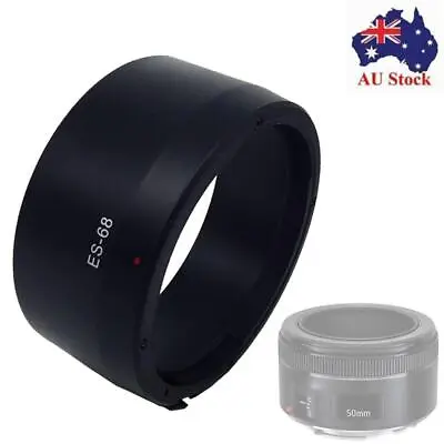 Black Lens Hood For Canon EF 50mm F/1.8 STM Camera Accessories • $11.17