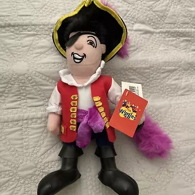 NEW Wiggles 30cm Captain Feathersword Plush Toy For Child • $19.99