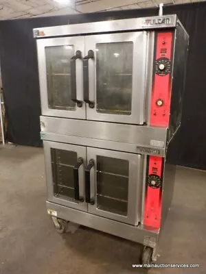 Vulcan VC4ED-11D Gas Double Stack Convection Oven With Casters • $4200