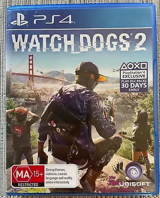 Watch Dogs 2 For Sony PS4/PS5 / PlayStation 4/PlayStation 5 • $9.99