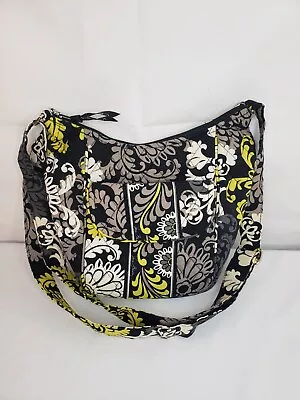 Vera Bradley Baroque Black Grey Yellow Baroque Small Handbag Purse • $15