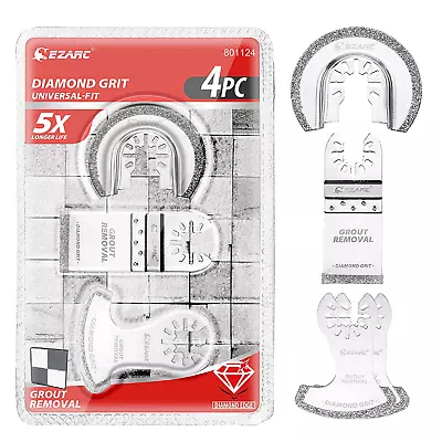 Diamond Multi-Tool Blade Set Multitool Grout Removal Blades Precise For Brick  • £25.96