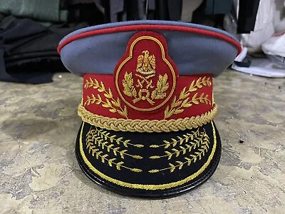 Colonel Gaddafi Military Army General Officers Parade Dress Visor Hat Cap • $77.15