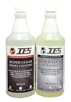 Super Clear Epoxy Coating With UV For Bar Tops Tables Crafts1/2-Gallon Kit • $36.95