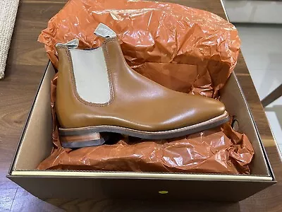 BRAND NEW RM Williams Comfort Craftsman Boots In Light Tan Size 7G  • $490