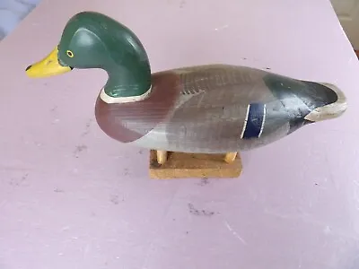 Vernon Bryant Handmade Eastern Shore Mallard Drake Decoy  Nice  • $79.95