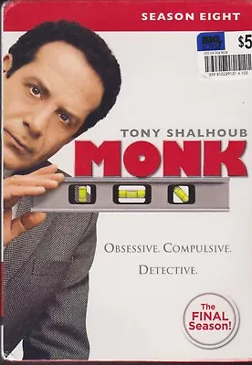  Monk  Complete Season Eight Factory Sealed Brand New 4dvd Set 2010 Widescreen • $11.99