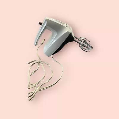 Vintage Sunbeam Beater Ejector Mixmaster Hand Mixer -White- Original- Works • $40