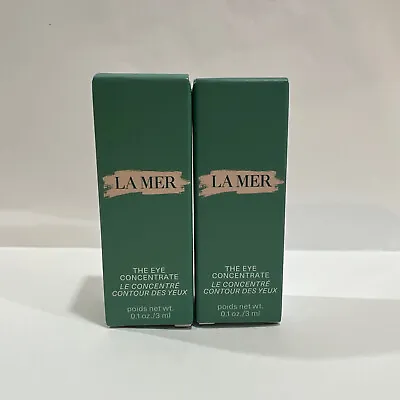 2X La Mer The Eye Concentrate Dark Circles 0.1oz 3ml/ea NIB • $28