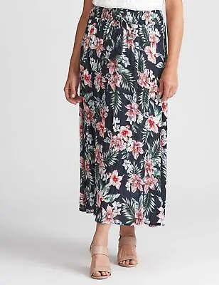 MILLERS - Womens Skirts - Maxi - Winter - Blue - Floral - Straight - Fashion • £13.21