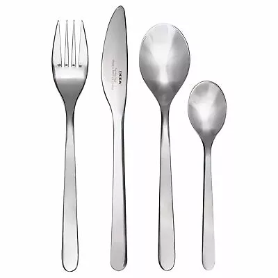 New IKEA FÖRNUFT (Fornuft) 24 Pieces Stainless Steel Cutlery Sets Kitchen Set • £18.99