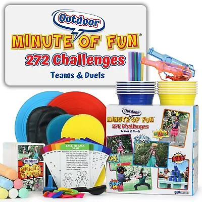 Minute Of Fun Outdoor Party Game - Amazing 272 Minute To Win It Challenges Fo... • $55.89