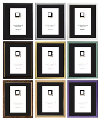 £6.32 • Buy Picture Photo Frames Fitted With Glass Choice Of 11 Colours By Frame Company UK