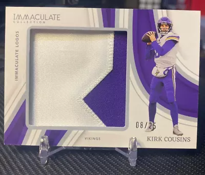 2023 Immaculate Logos Kirk Cousins /25 #IL-KCO Vikings • $29.99
