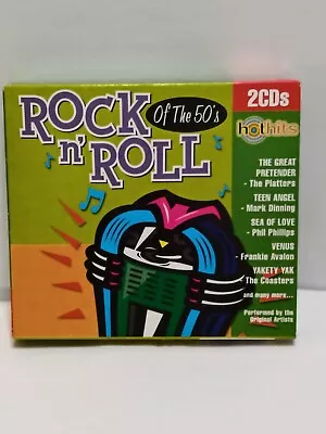 Rock & Roll Of The 50's 2 CD Collection (Yakety Yak Earth Angel Party Doll) • $5.95