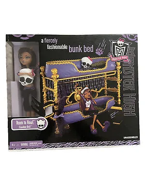 Monster High Clawdeen Wolf Bunk Bed Dead Tired Room To Howl Playset & Doll • $550