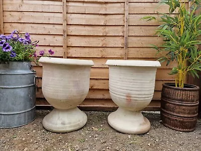 Large Rustic Mediterranean Terracotta Garden Plant Pot Urn Olive Tree Planter • £75