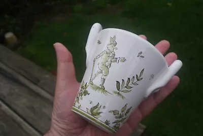 UNUSUAL Hand Painted Pottery Toothbrush Holder/Posy Vase? Giffin Goblin Design • £7.99