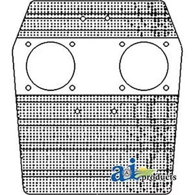 3701928M1 For Massey Ferguson GRILLE FOR MF 20D 20E 230 240 250 253 • $129.37