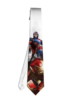 Ironman Marvel Movie Necktie Neck Tie Anime Manga Cosplay Gift Movie • $17.60