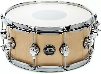 DW Performance Series Snare Drum - 6.5  X 14  Natural Lacquer • $574