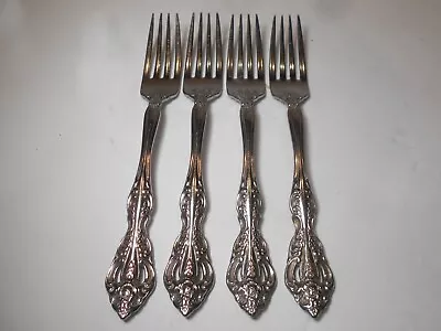 Oneida Michelangelo Set Of 4 Dinner Forks Stainless Flatware 7 1/4  • $37