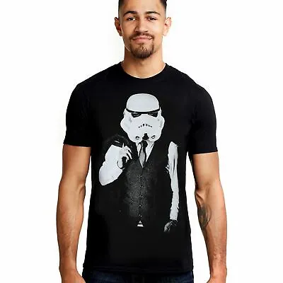 £12.99 • Buy Star Wars Mens T-shirt Stormtrooper Suit Black S-XXL Official