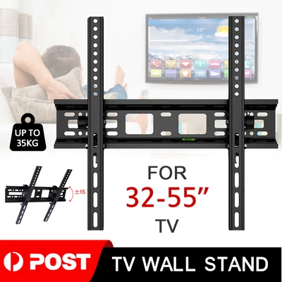 $13.09 • Buy TV Wall Mount Bracket Tilt Tilting Slim LCD LED 32 37 40 42 47 50 52 55 Inch