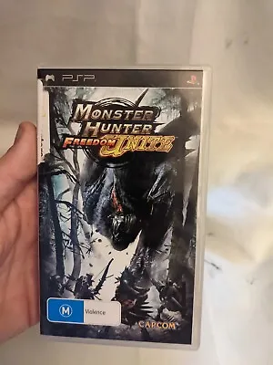 $30 • Buy Monster Hunter Freedom Unite Sony Psp Region Free Free Post M
