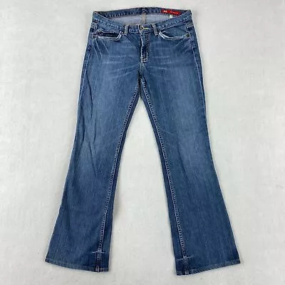 X2 Denim Laboratory Boot Cut Jeans Women's 6 Regular W31 Blue 5-Pocket Mid Rise • $11.37