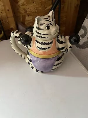 Vintage Signed Cat Teapot Designed By Mary Ann Baker • $70
