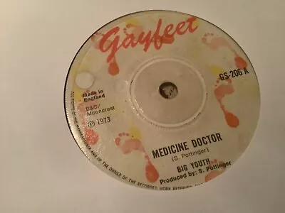 £37.99 • Buy Big Youth , Medicine Doctor , Facts Of Life    ,  7” Gayfeet
