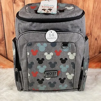 NEW Disney Baby Mickey Mouse Baby Diaper Bag Backpack • $49.99