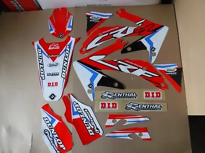 Flu Pts4 Team Honda Factory Graphics  Crf450r  Crf450 2005 2006 2007 2008 • $52.99