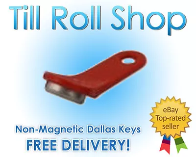 1 X Red IButton Non-Magnetic Fob Dallas Key 1-Wire EPOS Inc Del • £7.54