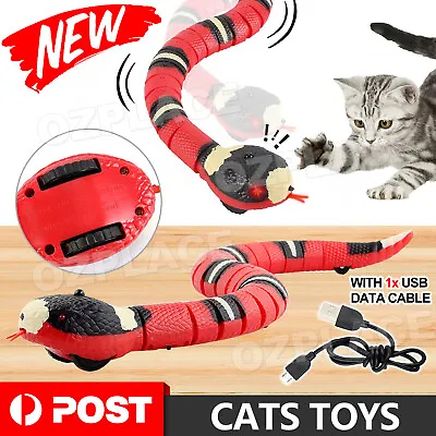 $17.95 • Buy Cat Toy Smart Sensing Snake Toys Pet Cats USB Charging Electron Interactive Toy