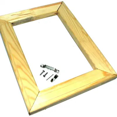 Canvas Stretcher Bars Wooden Frames 19mm And Wedges And Hanging Kit Canvases Pin • £6.29