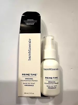 BareMinerals Prime Time Original Foundation Primer 1 Fl Oz / 30 Ml Free Shipping • $25.95