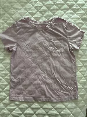 Girls' Short Sleeve Pocket T-Shirt - Cat & Jack™ Violet L 10/12 • $0.99