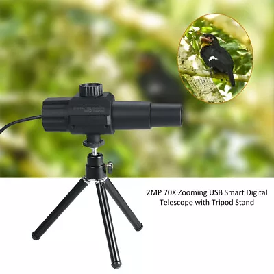 Digital Telescope Monocular 70X Zooming Camera With Tripod Stand Outdoor UK K8W9 • £36.99