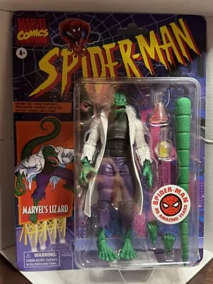 Marvel Legends Spider-Man Retro Lizard 6  Action Figure NEW • $59.95