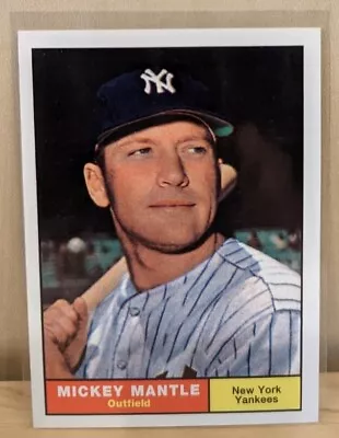 Mickey Mantle 1996 Topps 1961 Redemption Sweepstakes Yankees UNMARKED /2500 • $9.95