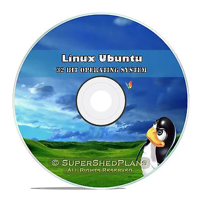 Linux Ubuntu 32 Bit 2017 Operating System DVD 17.04 Easy Windows Replacement OS • $7.99