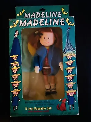 Madeline & Friends MADELINE 8” Poseable Doll  With Bedtime Outfit &slippers New • $59.99