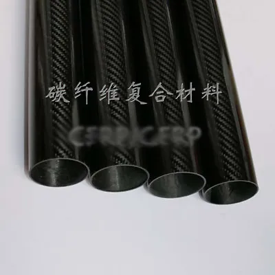 2pcs 4 5 6 7 8 10 11 12 13 15 16 18 20 22 25mm 3k Carbon Fiber Tube 50cm Length • £21.71