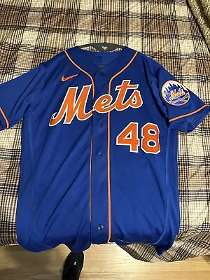 New York Mets Jacob DeGrom Authentic Nike BLUE Jersey. Brand New • $150