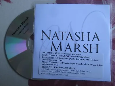 £12.27 • Buy Natasha Marsh ‎– Album - Queen Of The Night  UK 13 Tracks Promo CD Album
