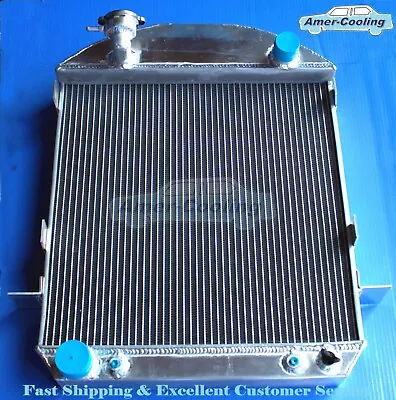 3Row Aluminum Radiator For 17-23 Ford Model T Bucket Ford Engine 1922 1921 1920 • $138.99