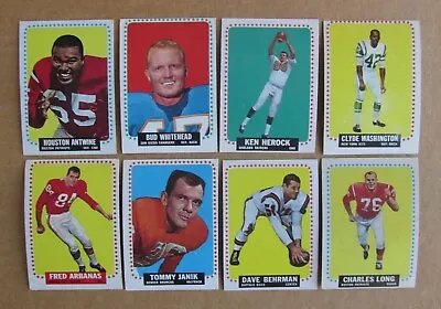 1964 Topps Football Card Singles Complete Your Set Pick Choose Updated 2/27 • $6.49