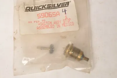 Mercury MerCruiser Quicksilver 59065A1 / 59065A4 Switchstop Kill Assembly 9.8 + • $27.33